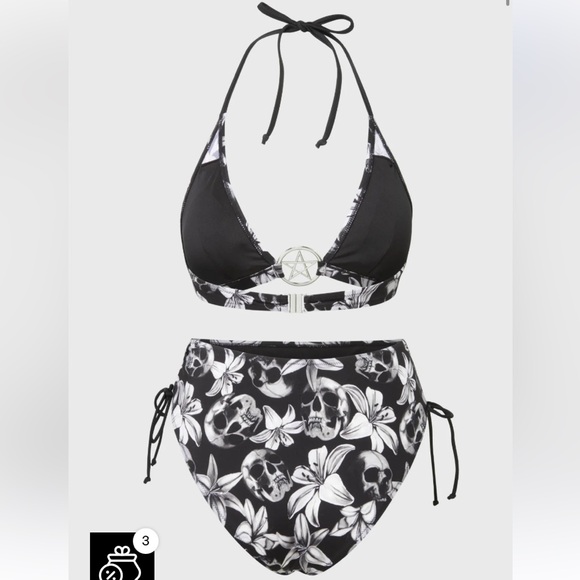 🏷️ BNWT KILLSTAR HARLETTE’S REVENGE BIKINI~XS - Picture 4 of 6